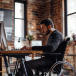 a designer workinging on accessible design