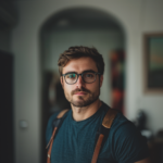 designer looking at the camera portrait